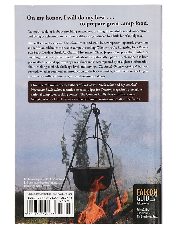 Scout's Outdoor Cookbook - Conners, Christine - Ruokakirjat - 10105430207 - 1