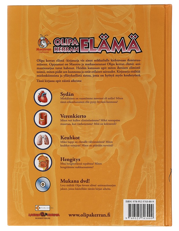 Olipa kerran elämä. 1, Sydän, verenkierto, keuhkot, hengitys - Barillé, Albert - Lastenkirjat - 10105430206 - 1