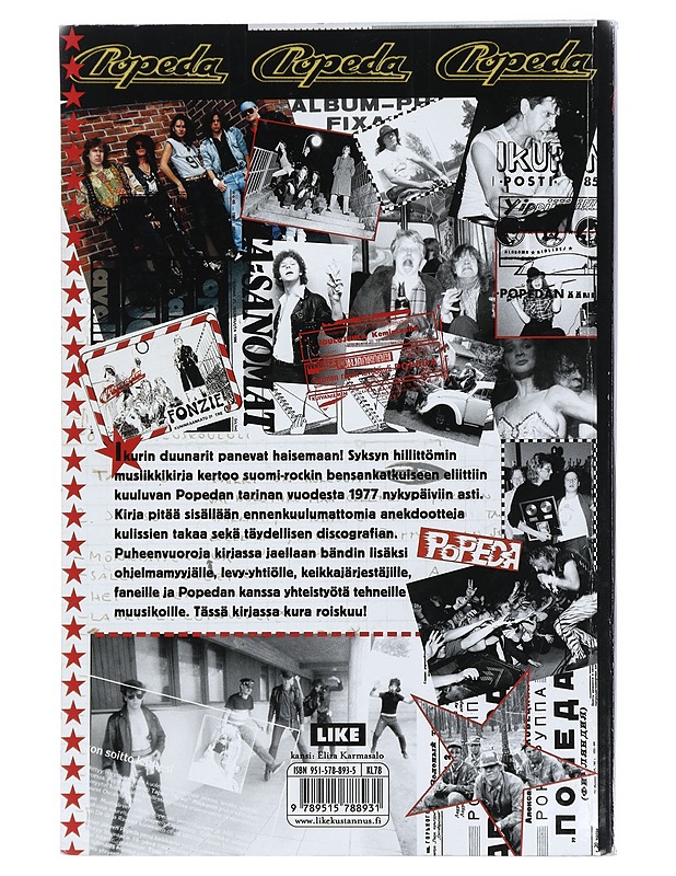 Popeda : ilikeesti kiitää - Kontiainen, Vesa - Musiikki- ja elokuvakirjat - 10105430223 - 1