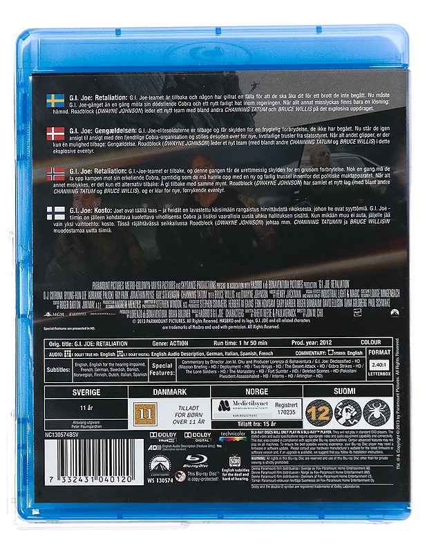 G.I. Joe:  Kosto - Blu-ray - Blu-ray-levyt - 10105430271 - 1