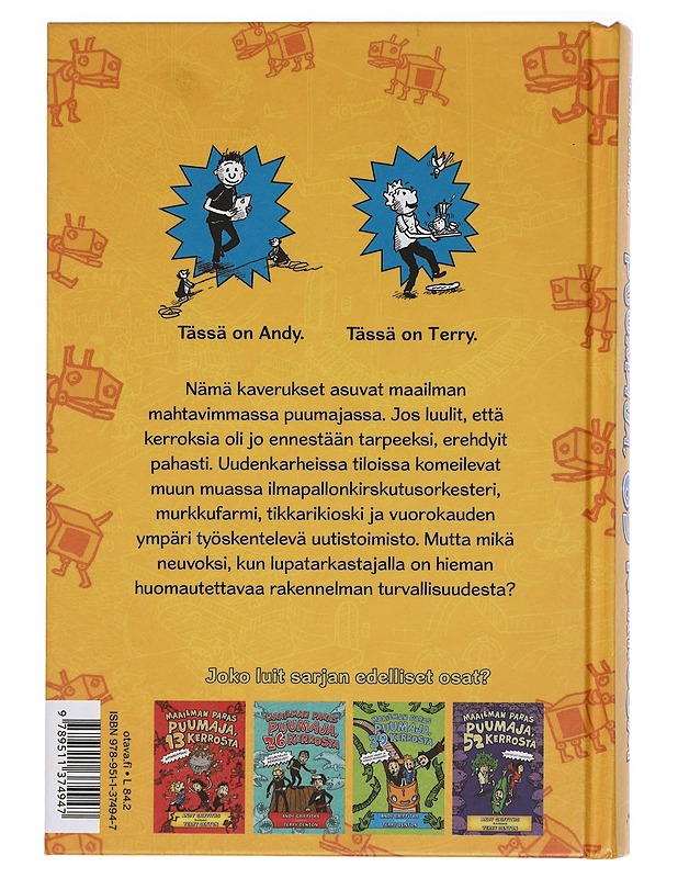 Maailman paras puumaja, 65 kerrosta - Griffiths, Andy - Lastenkirjat - 10105430310 - 1