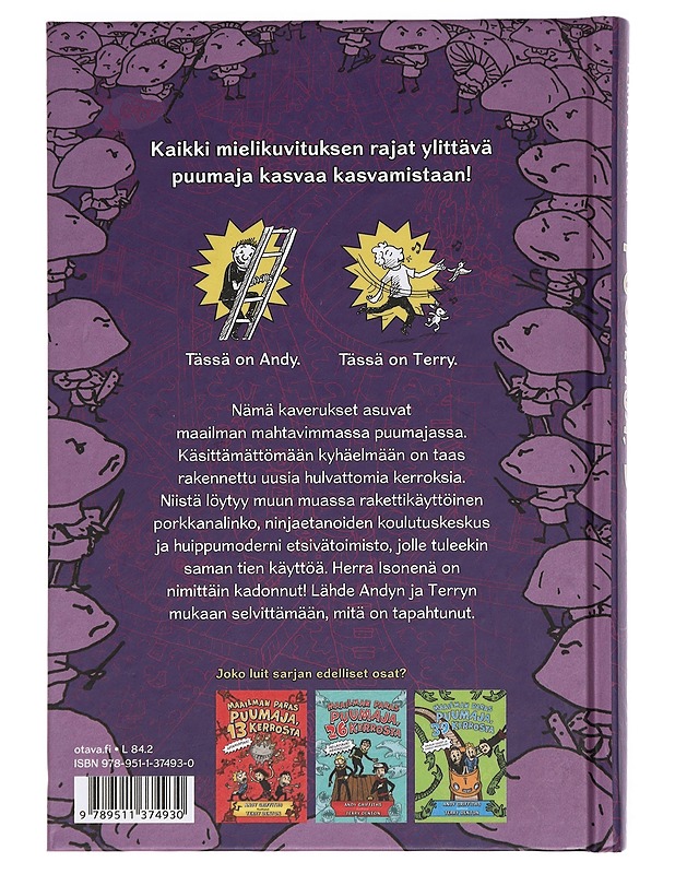 Maailman paras puumaja, 52 kerrosta - Griffiths, Andy - Lastenkirjat - 10105430329 - 1