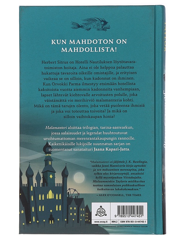 Malamanteri - Taylor, Thomas - Fantasia- ja scifi - 10105430384 - 1