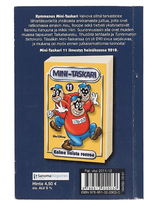 MINI-TASKARI 10 : Valvova silmä - Kastari, Anna - Sarjakuvat - 10105430406 - 1