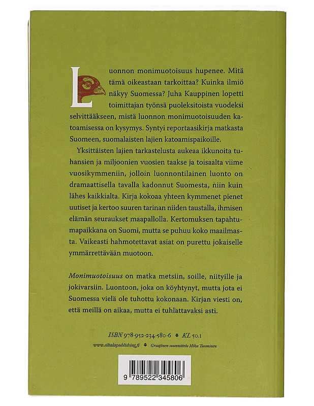 Monimuotoisuus - Kauppinen, Juha - Tietokirjat ja oppaat - 10105430417 - 1