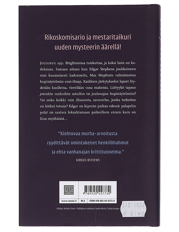 Savuverho - Griffiths, Elly - Jännitys ja dekkarit - 10105430421 - 1