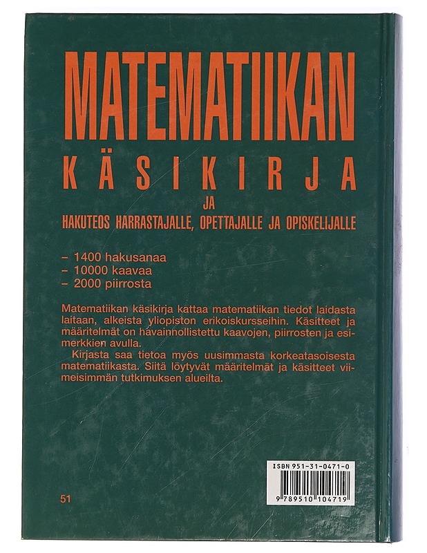 Matematiikan käsikirja - Thompson, Jan - Tietokirjat ja oppaat - 10105430447 - 1