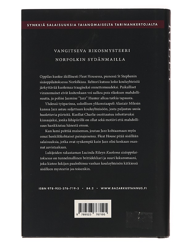 Kuolema sisäoppilaitoksessa - Riley, Lucinda - Romaanit ja novellit - 10105430451 - 1