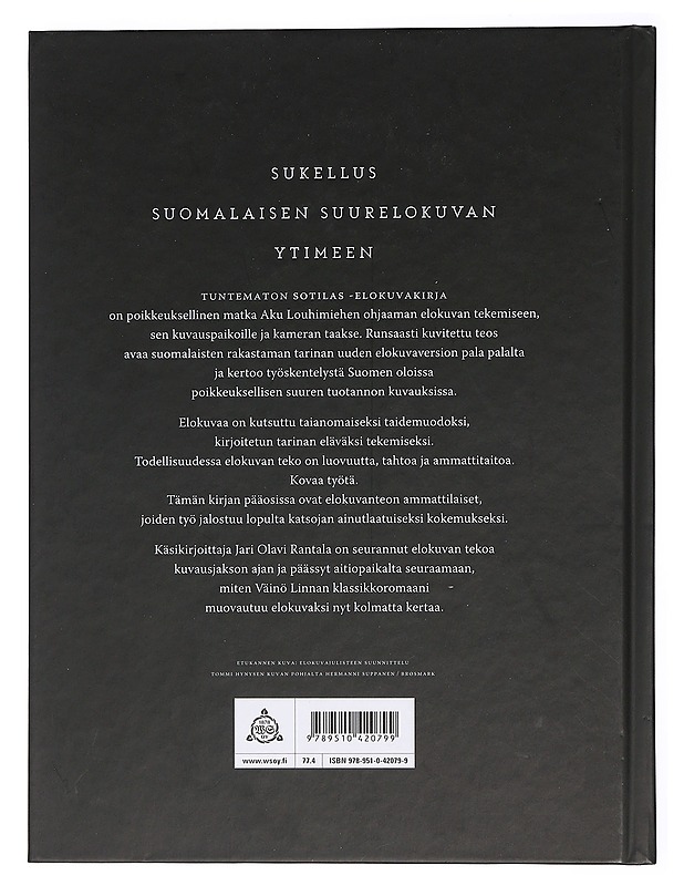 Tuntematon sotilas : elokuvakirja - Rantala, Jari Olavi - Tietokirjat ja oppaat - 10105430460 - 1