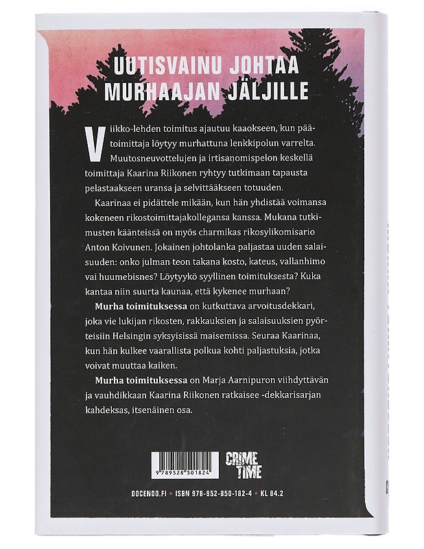 Murha toimituksessa - Marja Aarnipuro - Jännitys ja dekkarit - 10105430481 - 1