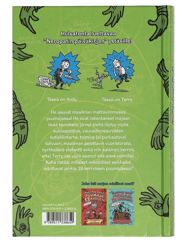 Maailman paras puumaja, 39 kerrosta - Griffiths, Andy - Lastenkirjat - 10105430485 - 1
