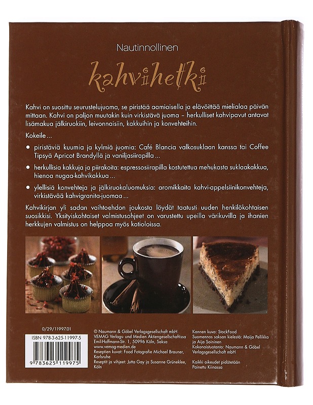 Nautinnollinen Kahvihetki - Gay, Jutta - Ruokakirjat - 10105430491 - 1