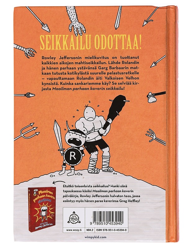 Maailman parhaan kaverin seikkailu - Jeff Kinney - Nuorten kirjat - 10105430496 - 1