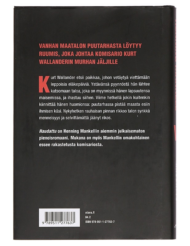 Haudattu - Mankell, Henning - Jännitys ja dekkarit - 10105430506 - 1