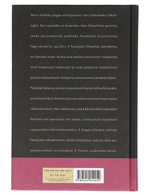 Joogan filosofia : Patañjalin Yoga-s?tra - Broo, Måns - Historiakirjat - 10105430510 - 1