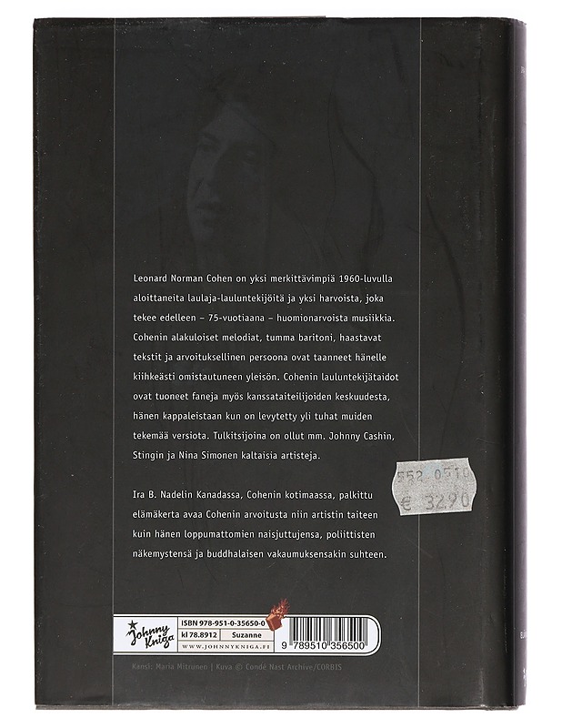Leonard Cohen : elämäkerta - Nadel, Ira B. - Elämäkerrat ja muistelmat - 10105430521 - 1