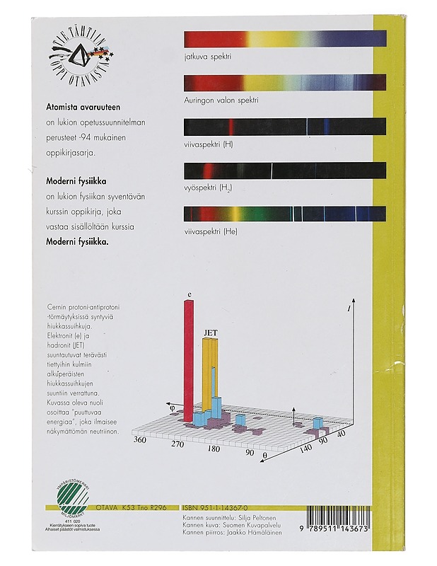 Atomista avaruuteen : lukion fysiikka. Moderni fysiikka - Makkonen, Jussi - Tietokirjat ja oppaat - 10105430529 - 1