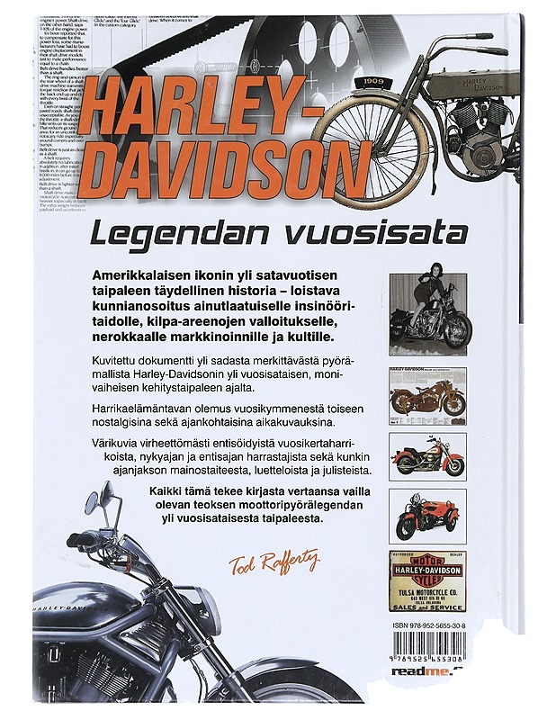 Harley-Davidson : legendan vuosisata - Rafferty, Tod - Historiakirjat - 10105430589 - 1