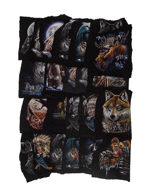 Painettuja kuvia t-paidoista tilkkutöihin, 27 kpl - Ompelu - 10105430594 - 0