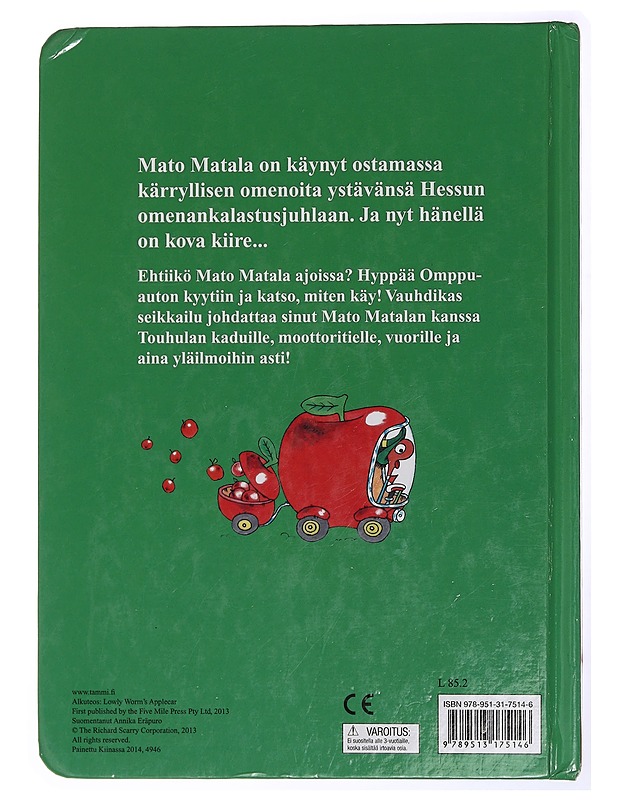Mato Matalan omppuauto : luukkukirja - Scarry, Richard - Lastenkirjat - 10105430627 - 1
