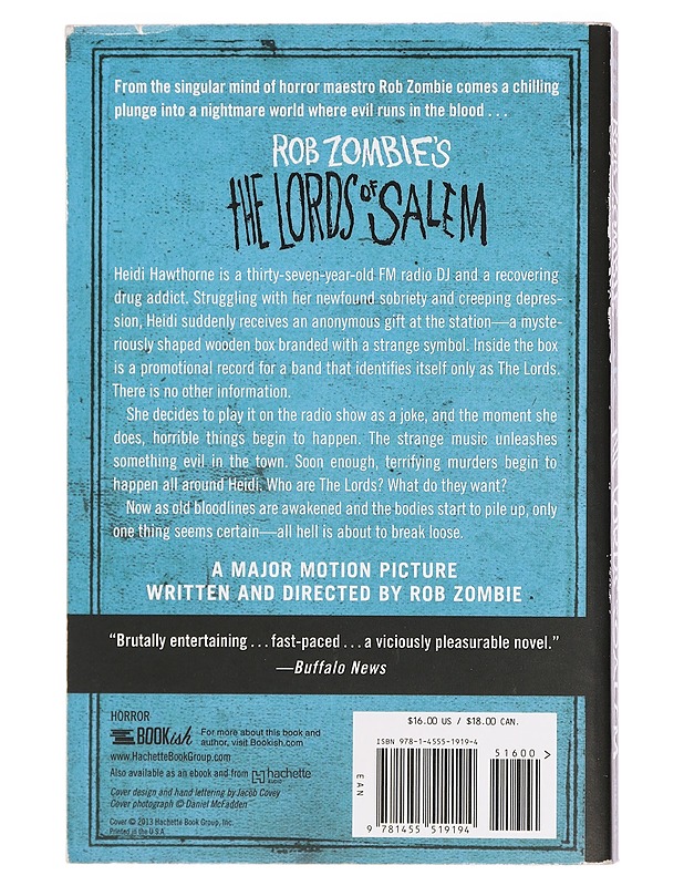 The Lords of Salem - Rob Zombie, B.K. Evenson - Jännitys ja dekkarit - 10105430643 - 1