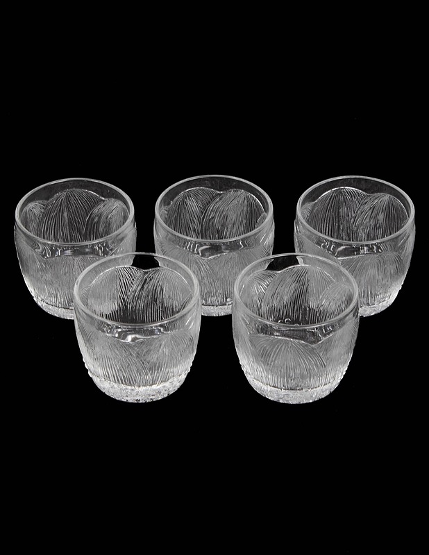 NUUTAJÄRVI Pioni snapsilasi, 5 kpl - Designsuosikit - 10105430760 - 0