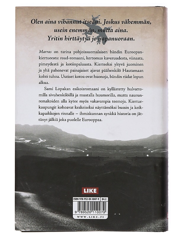 Marras : romaani - Sami Lopakka - Musiikki- ja elokuvakirjat - 10105430772 - 1