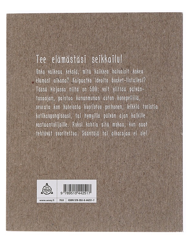 Bucket list - Rijck, Elise de - Tietokirjat ja oppaat - 10105430780 - 1
