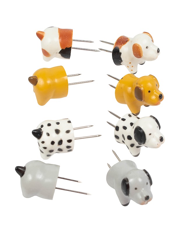 Koirahahmoiset cocktailtikut, 8 osaa - Muut astiat - 10105430789 - 1