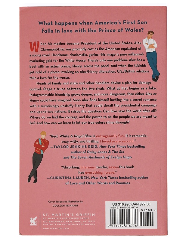 Red, white & royal blue - Casey McQuiston - Romaanit ja novellit - 10105430840 - 1