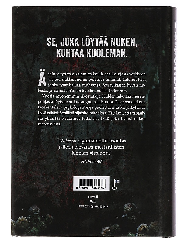 Nukke - Yrsa Sigurðardóttir - Jännitys ja dekkarit - 10105430838 - 1