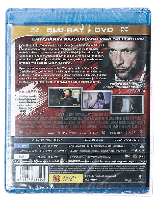 Vares: Pahan Suudelma - Blu-Ray + DVD - Blu-ray-levyt - 10105430856 - 1