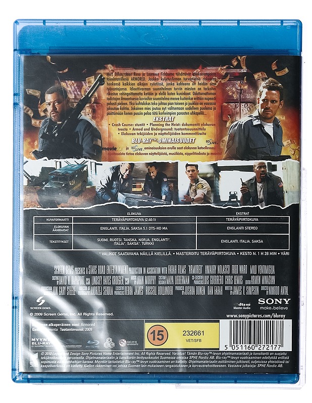 Armored - Blu-ray - Blu-ray-levyt - 10105430867 - 1