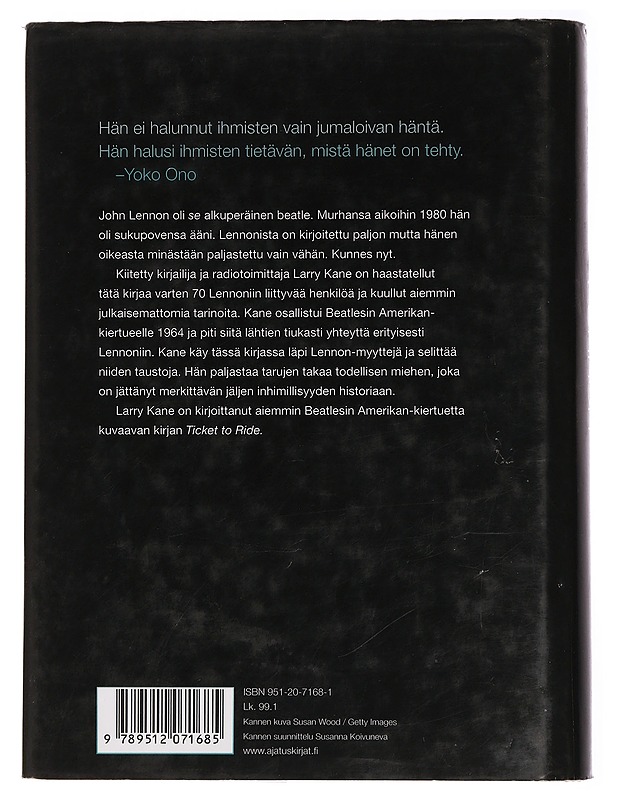 Lennon - Kane, Larry - Elämäkerrat ja muistelmat - 10105430920 - 1