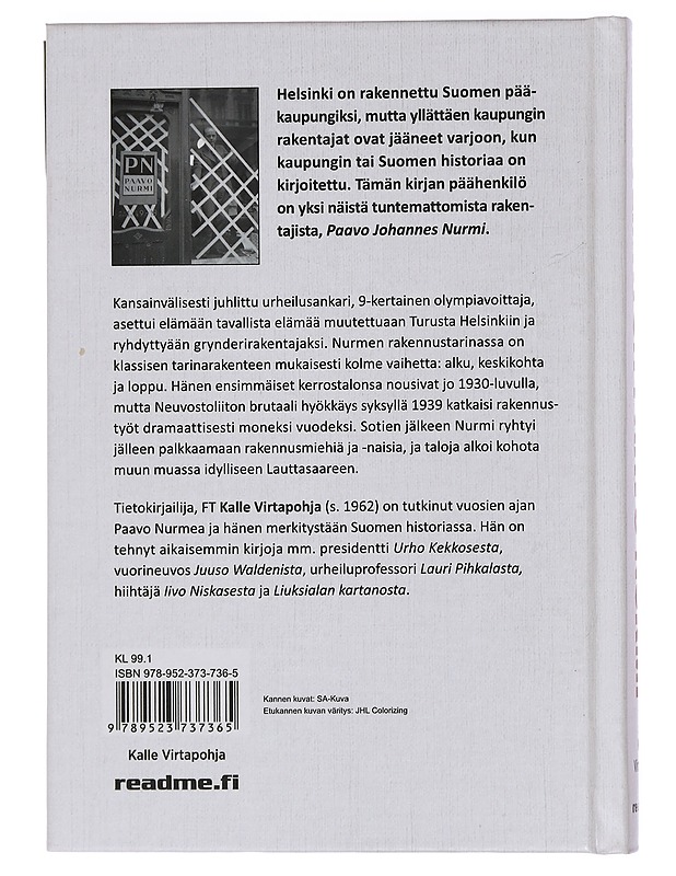 Tuntematon Paavo Nurmi - Virtapohja, Kalle - Elämäkerrat ja muistelmat - 10105430922 - 1