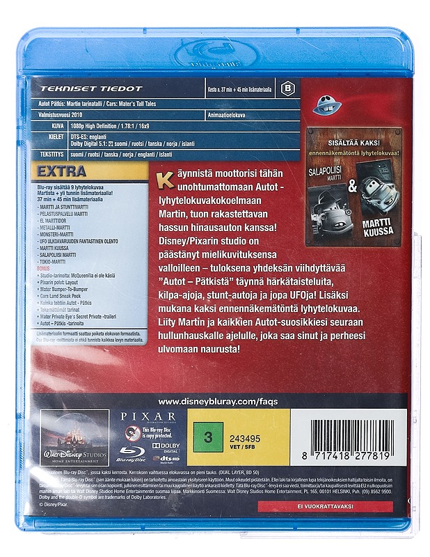 Autot: Martin Tarinatalli - Blu-Ray - Blu-ray-levyt - 10105430947 - 1