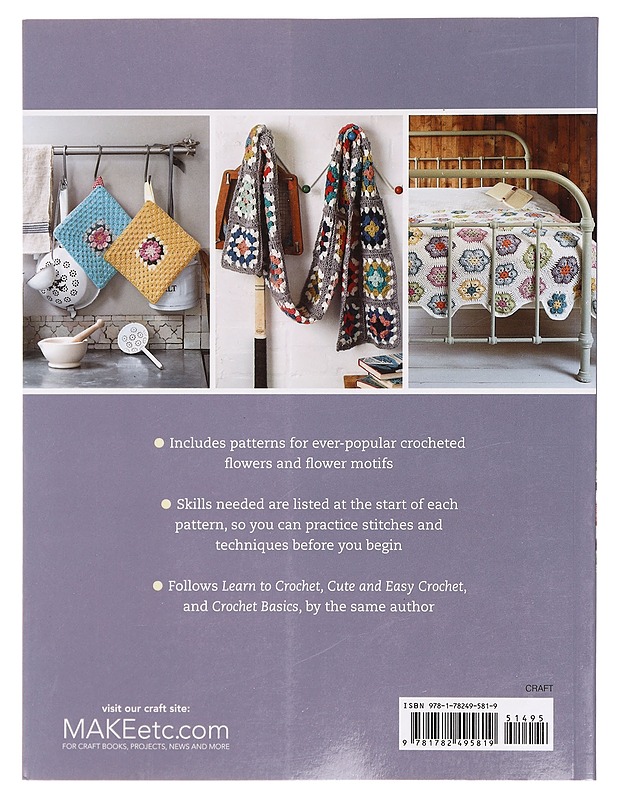 Learn to Brochet, granny squares & flower motifs - Nicki Trench - Tietokirjat ja oppaat - 10105430951 - 1