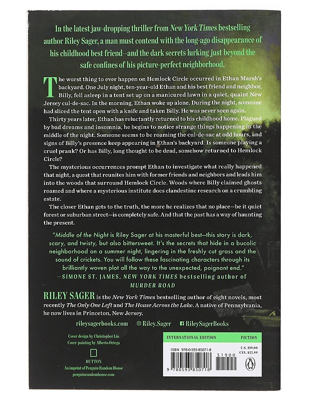 Middle Of The Night - Riley Sager - Romaanit ja novellit - 10105430971 - 1