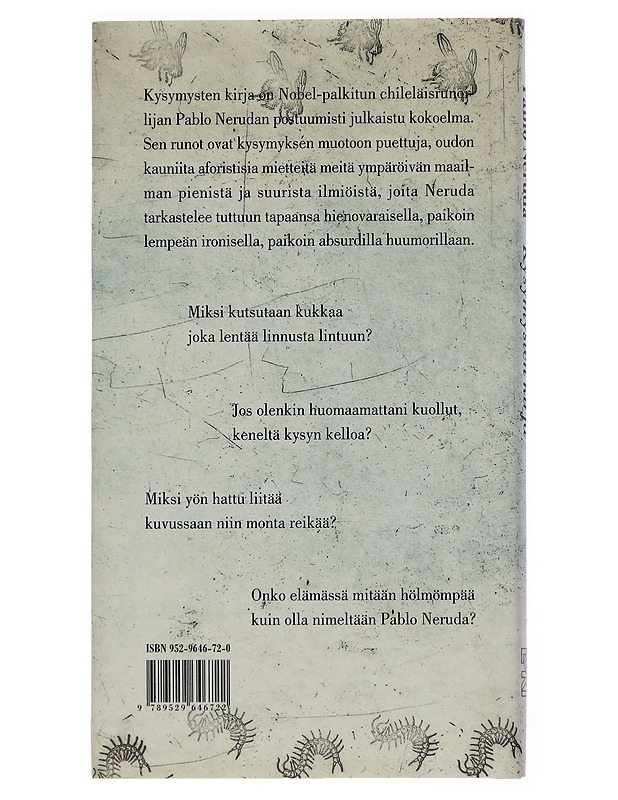 Kysymysten kirja - Neruda, Pablo - Romaanit ja novellit - 10105430974 - 1
