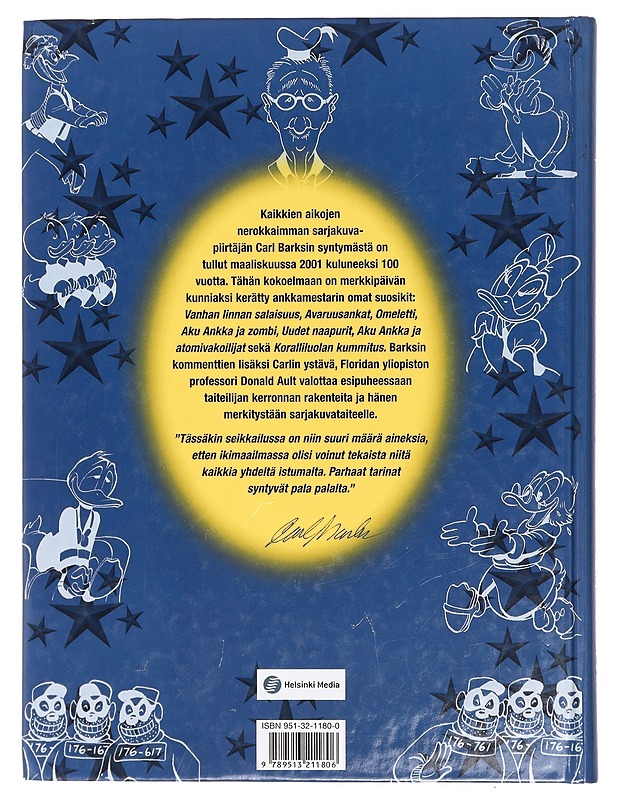 Vuosisadan ankat : Carl Barksin omat suosikit - Carl Barks - Sarjakuvat - 10105430980 - 1