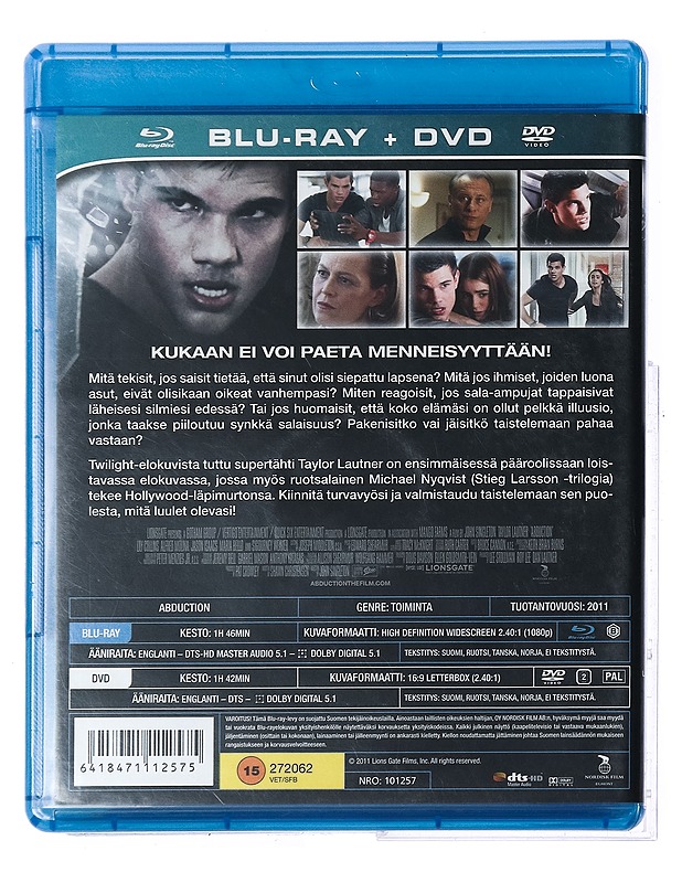 Siepattu - Blu-ray + DVD - DVD-elokuvat - 10105430981 - 1