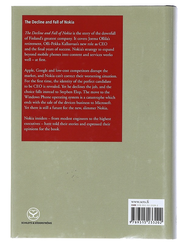 The decline and fall of Nokia - David J. Cord - Historiakirjat - 10105431132 - 1