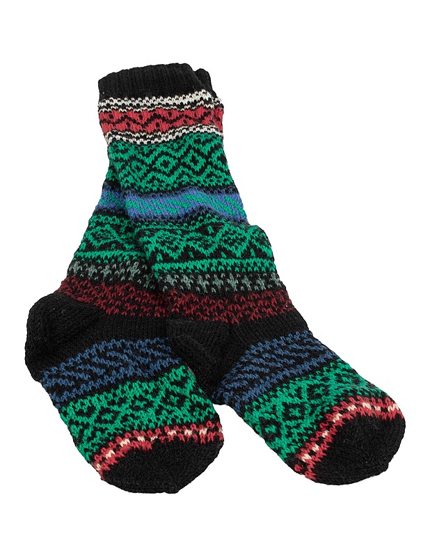 Kuviolliset pitkävartiset villasukat - Asusteet - 10105431143 - 0