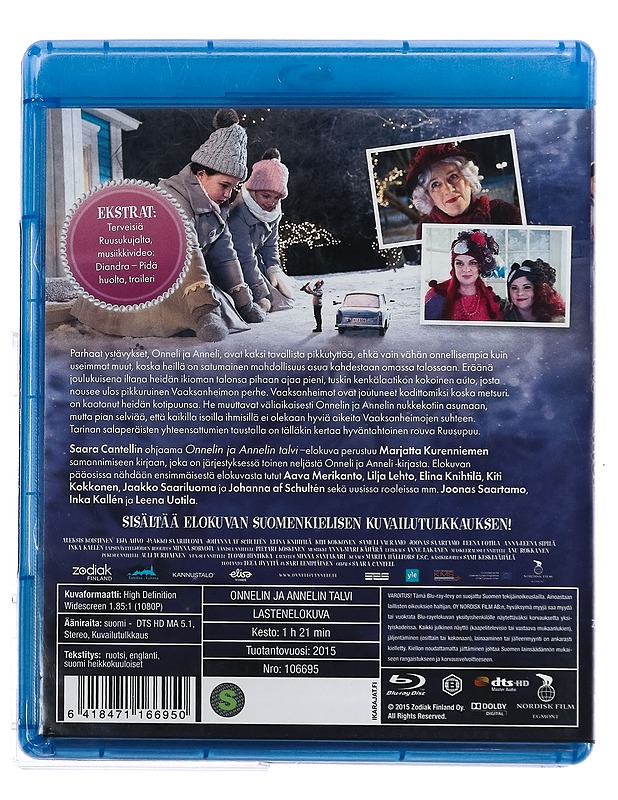 Onnelin ja Annelin Talvi - Blu-Ray - Blu-ray-levyt - 10105431166 - 1