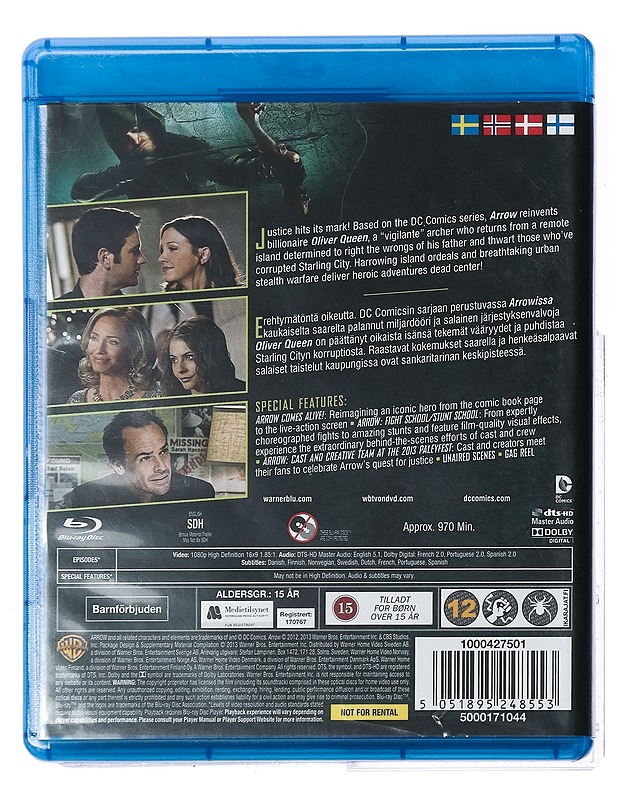Arrow: 1. tuotantokausi - Blu-Ray - Blu-ray-levyt - 10105431215 - 1