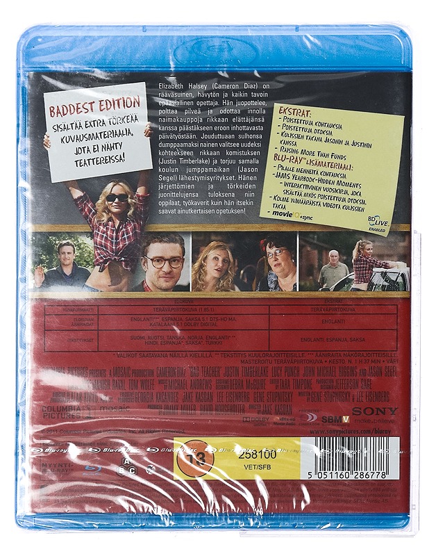 Bad teacher - Blu-ray - Blu-ray-levyt - 10105431237 - 1
