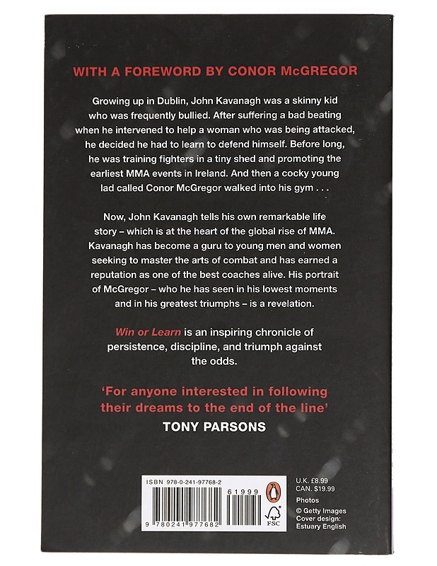 Win or Learn -- MMA, Conor McGregor and Me: A Trainer's Journey - Elämäkerrat ja muistelmat - 10105431251 - 1
