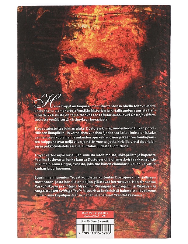 Dostojevski - Troyat, Henri - Elämäkerrat ja muistelmat - 10105431256 - 1