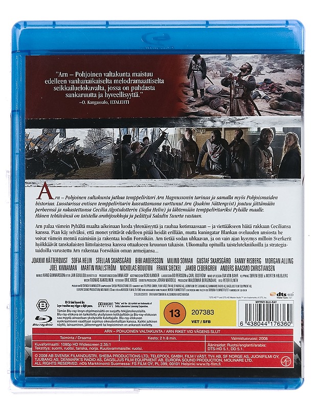 Arn: Pohjoinen Valtakunta - Blu-Ray - Blu-ray-levyt - 10105431275 - 1