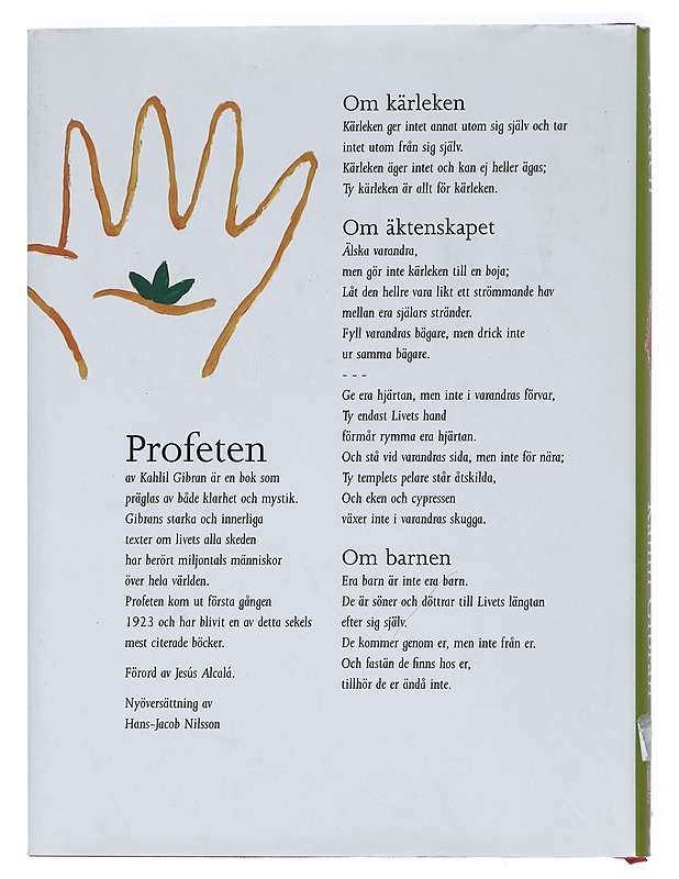 Profeten - Gibran, Kahlil - Runot ja näytelmät - 10105431295 - 1